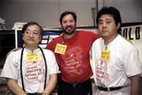 Photo of Master Li, Sifu Winokur, and Master Wong
