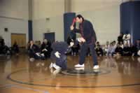 Photo of Sifu Winokur demonstrating the fan